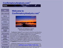 Tablet Screenshot of confirmatoryanalysis.com